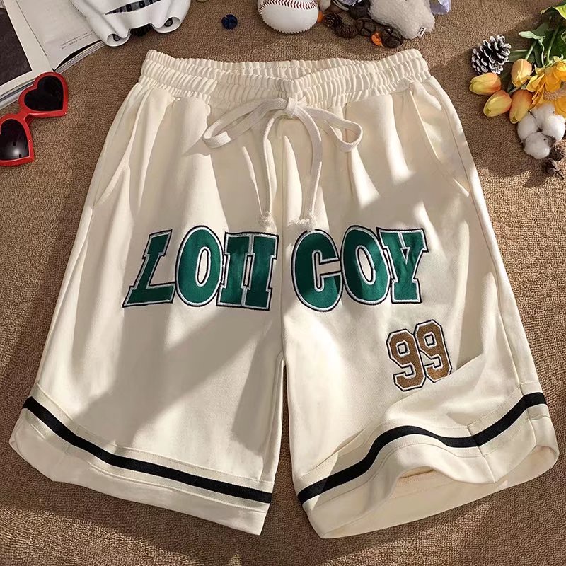 Quần Short Thể Thao Bóng Rổ Dáng Rộng In Họa Tiết Kiểu Hip-Hop Hàn Quốc Cá Tính Cho Nam