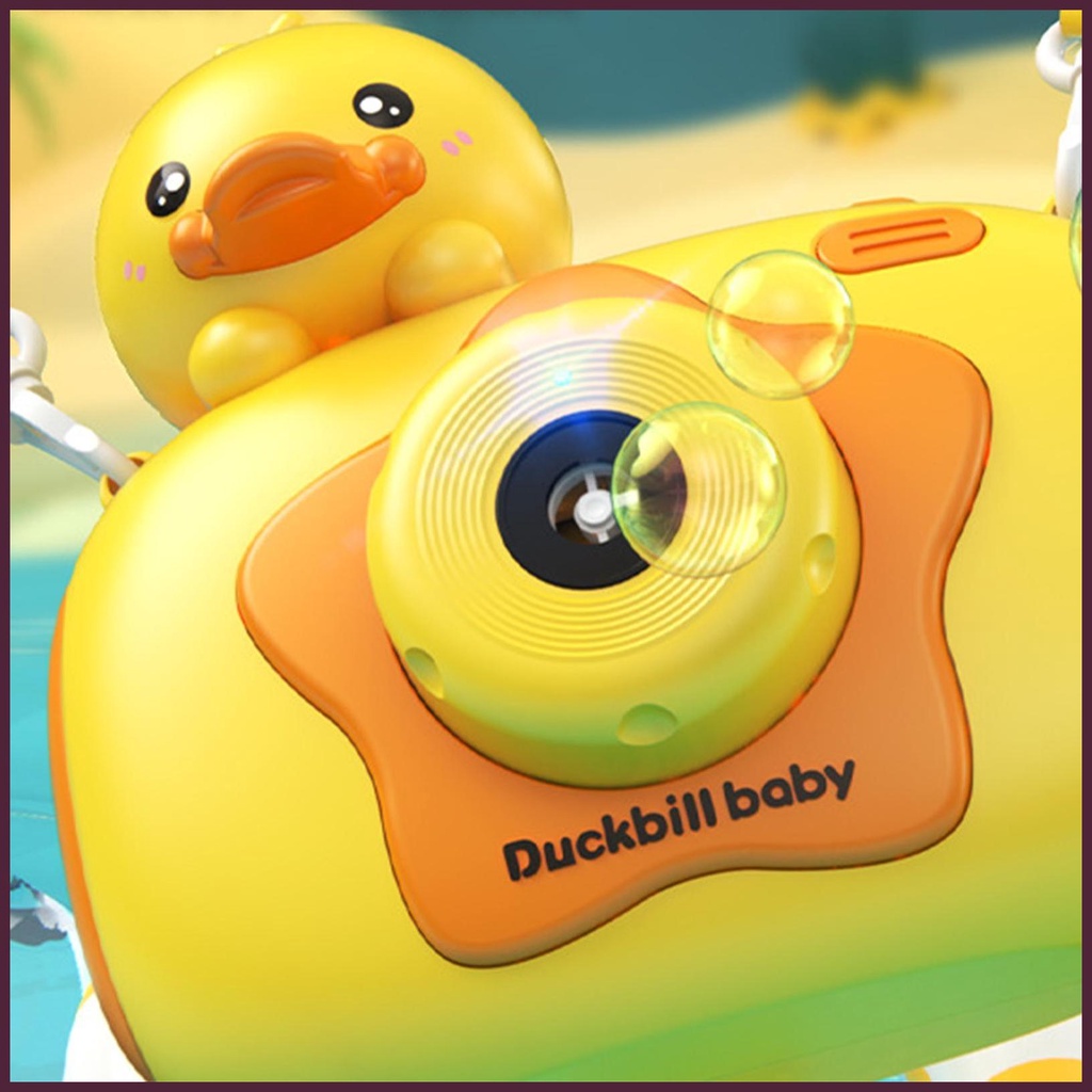 Máy Thổi Bong Bóng Xà Phòng Tự Động Hình Động Vật Hoạt Hình Dễ Thương Cho Bé