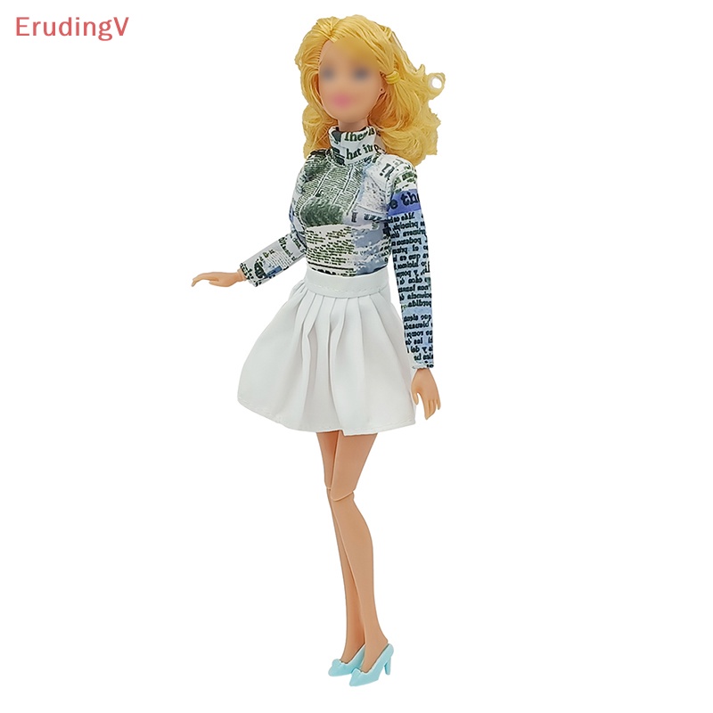 [ErudingV] Bộ Váy Xếp Ly Trên Và Dưới Cao Cấp Cho Búp Bê [Mới]