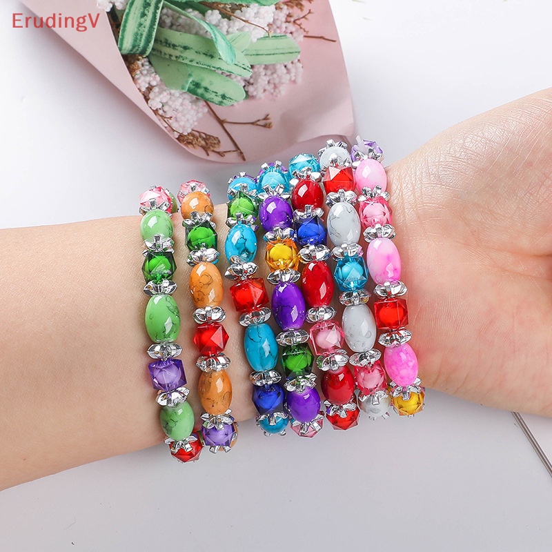 [ErudingV] Vòng Tay Pha Lê Nhiều Màu Thời Trang Dành Cho Nữ