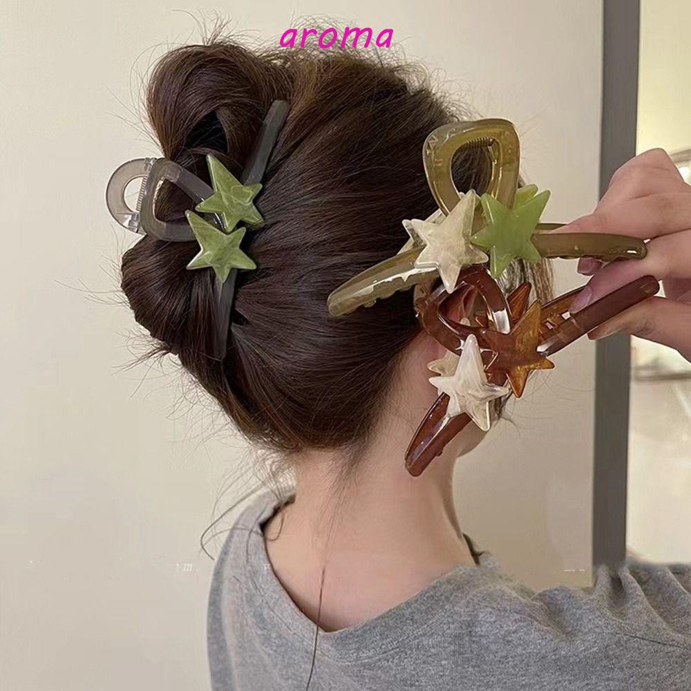 Kẹp Tóc Hình Ngôi Sao Năm Cánh Thiết Kế Đơn Giản Ngọt Ngào Cho Nữ