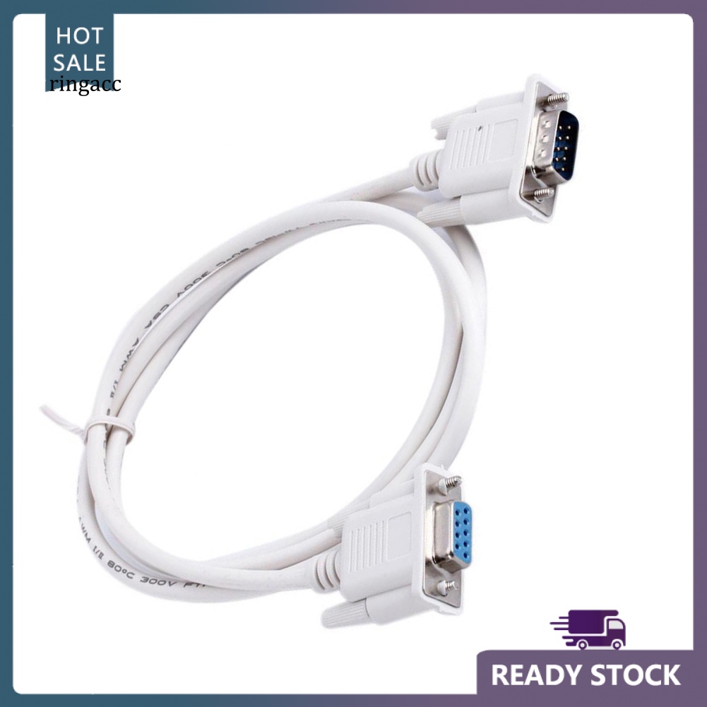 Dây Cáp Nối Dài 1.5M Male Sang Female DB9 9-Pin RS232 Cho PC Laptop