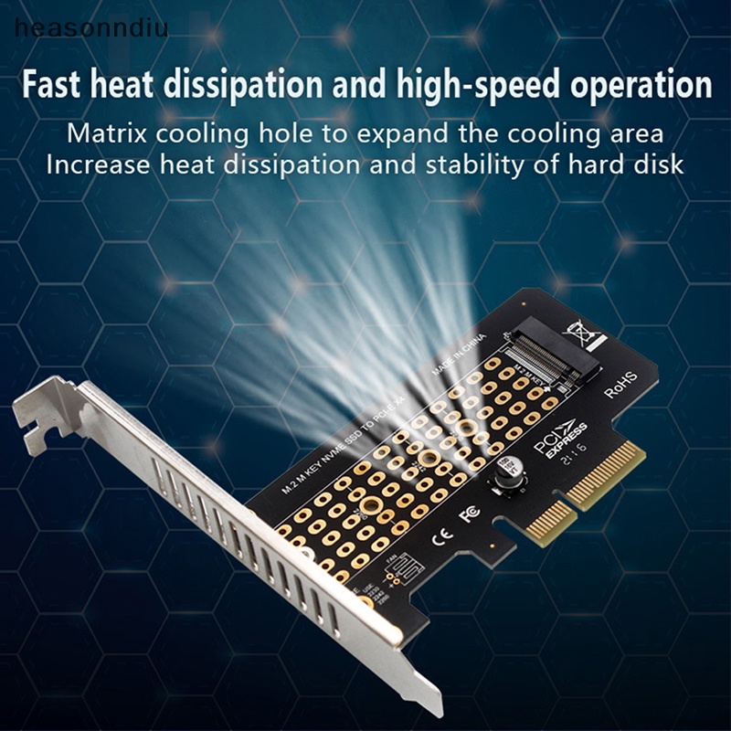 Card Chuyển Đổi M.2 NVME SSD Sang PCIe 4.0 64Gbps M-Key PCIe 4.0 X4 Chuyên Dụng Dành Cho Máy Tính PC PCI-E GEN4