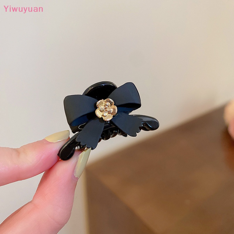 Kẹp Tóc Hình Nơ Màu Đen Thời Trang 2023 Cho Nữ