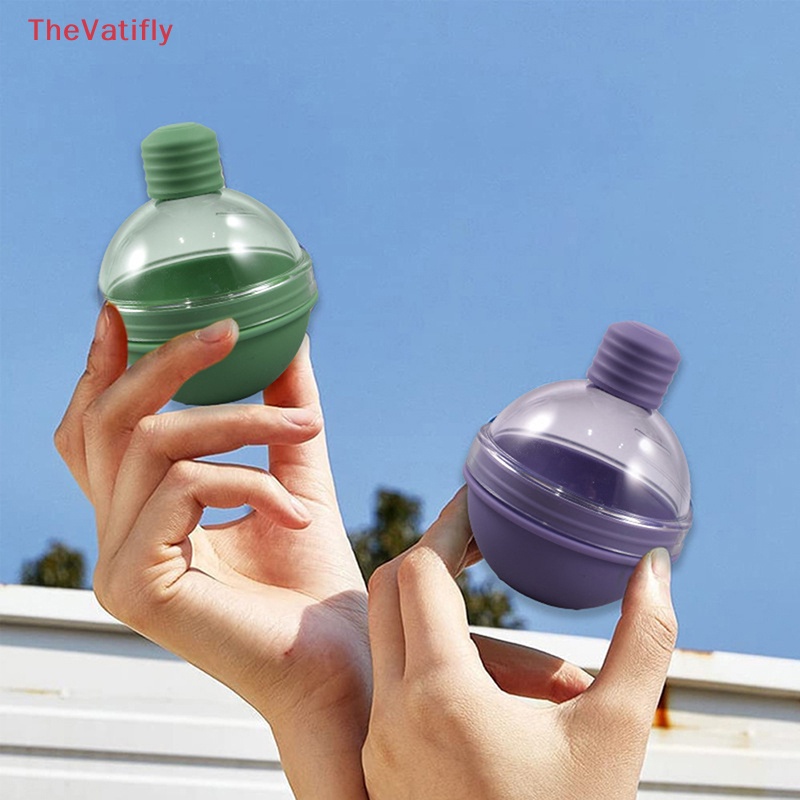 [Thevalifly] Khay Làm Đá Tròn Bằng Silicone Cấp Thực Phẩm Nhiều Màu Mo HOT