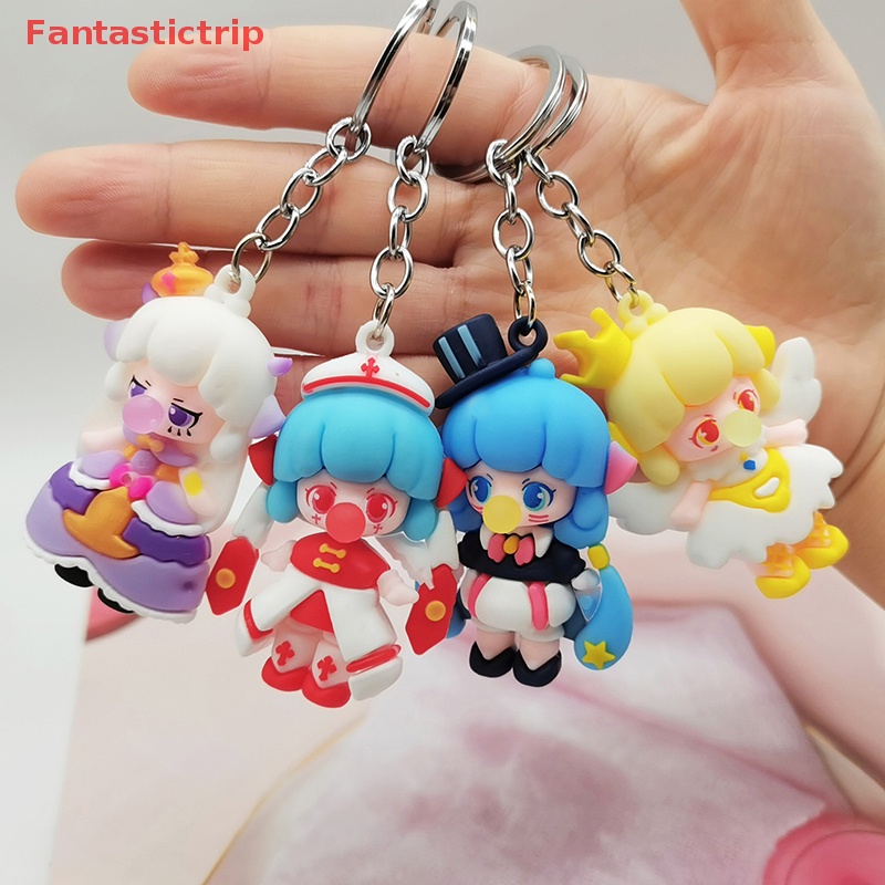 [Fantastictrip] Móc Khóa Búp Bê Yêu Tinh Bằng PVC Dễ Thương Trang Trí Túi Xách Mới