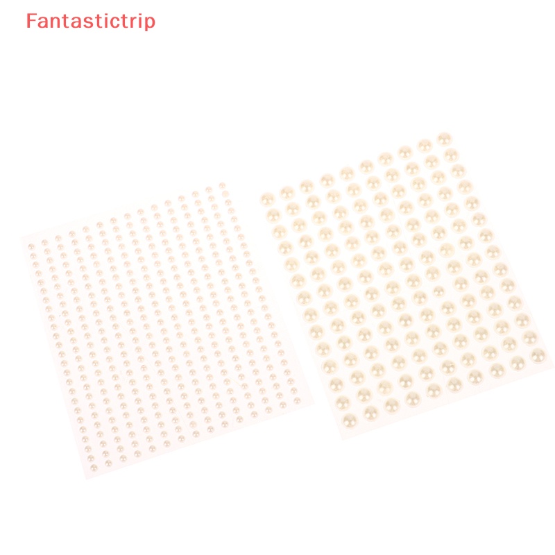 [Fantastictrip] Đá Giả Ngọc Trai Tự Dính Kích Thước 3 / 4 / 5 / 6mm