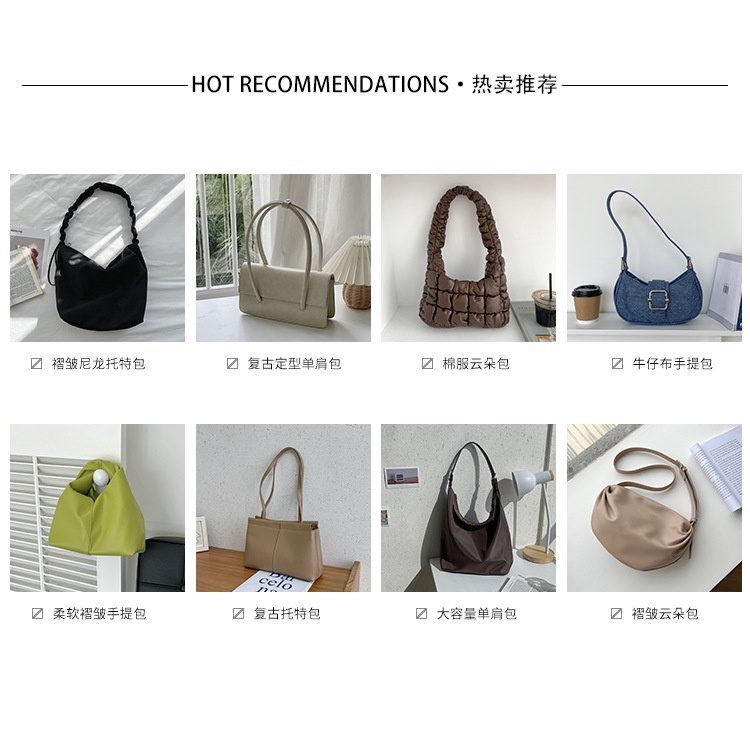 Túi Đeo Vai Chữ U Đính Kim Sa Lấp Lánh Thời Trang Cho Nữ