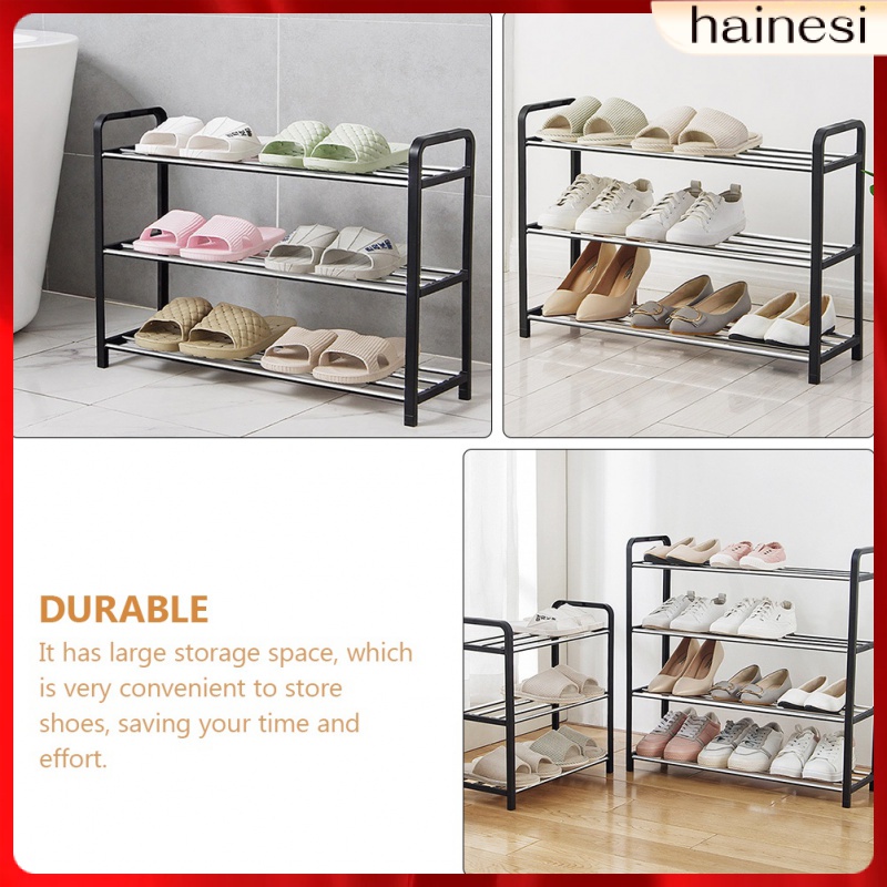 Kệ Để Giày Dép Bằng Kim Loại Thiết Kế Đơn Giản Tiện Dụng Cho Nhà Tắm