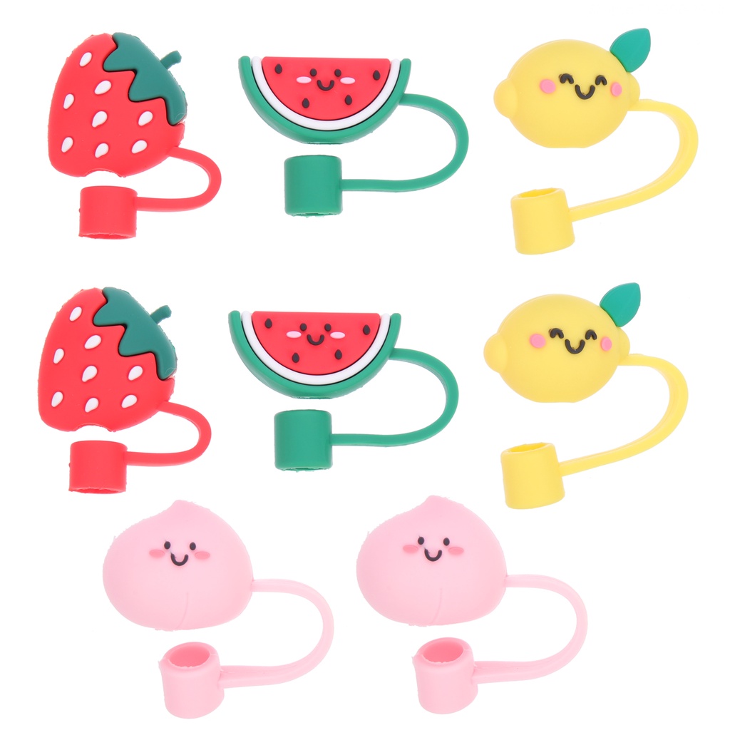 Bộ 8 Nắp Silicon 3.5X2.8X1.8CM Trang Trí Búp Bê