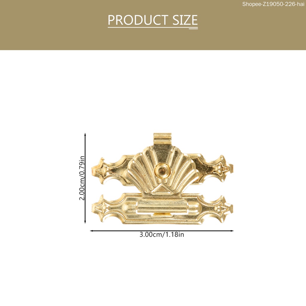 Bộ 20 Chốt Cài Nhỏ Phong Cách Cổ Điển Dùng Trang Trí Hộp Trang Sức