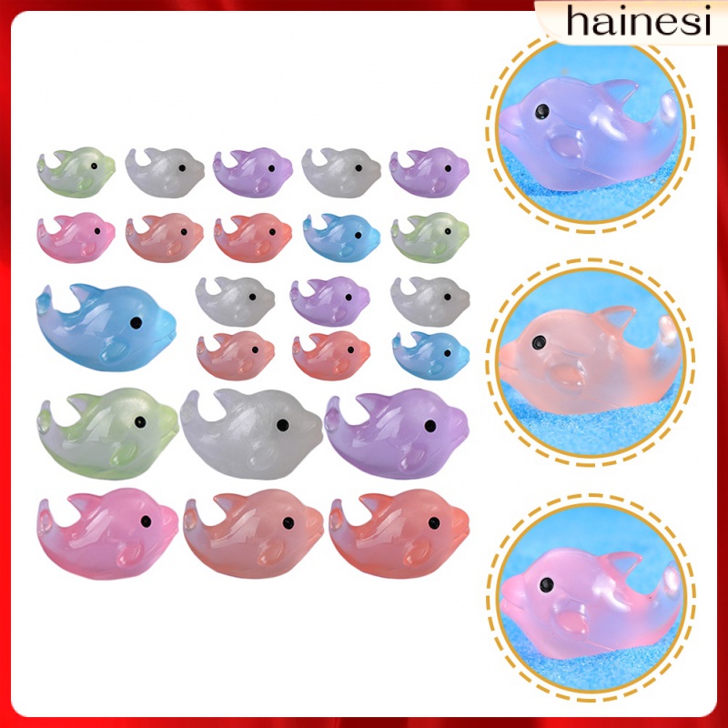 Mini Toys Micro Landscape Dolphin Small Statue Doll Office Child 28 Pcs