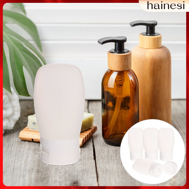 Set 4 Chai Rỗng Dạng Bóp Đựng Dung Dịch Mỹ Phẩm Có Nắp Đậy Tiện Dụng