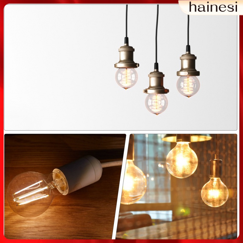 Giá Đỡ Bóng Đèn Hình Vuông Bằng Kim Loại Kiểu Cổ Điển Tiện Dụng