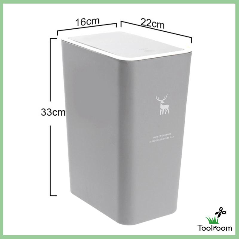 Thùng Rác Có Nắp Đa Năng Cho Phòng Tắm / Nhà Bếp