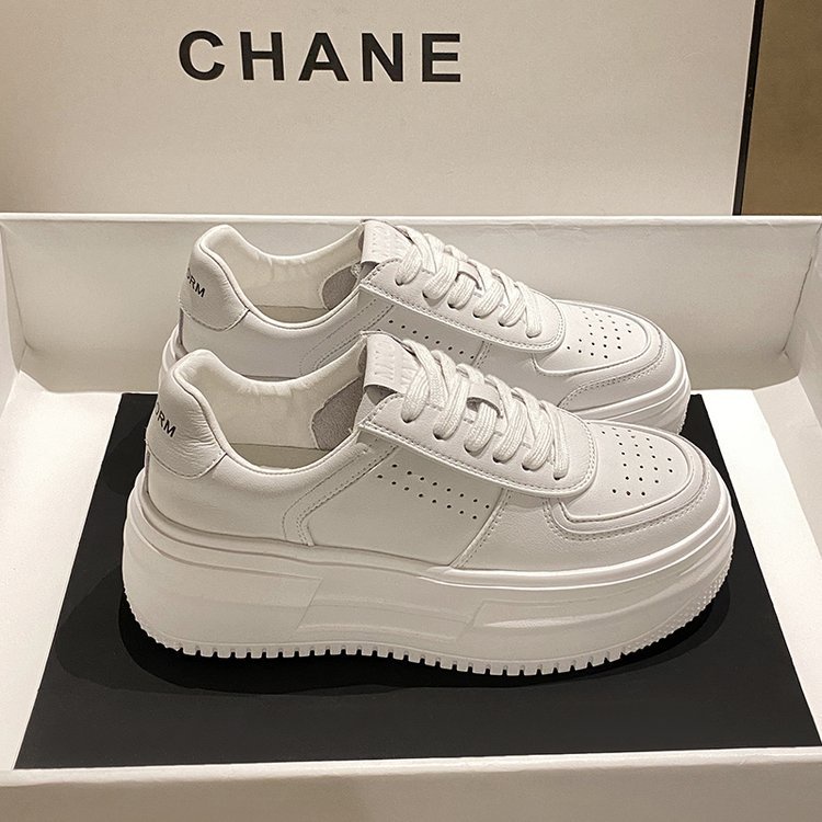 Giày Thể Thao Da Đế Dày Thời Trang Hàn Quốc Cho Nữ