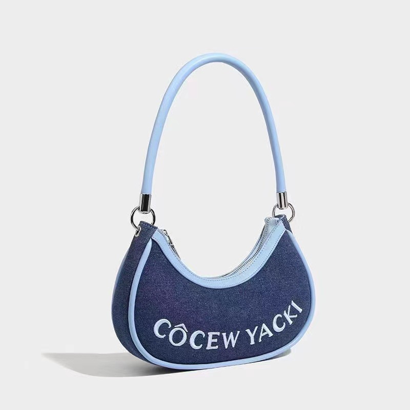 Túi Đeo Vai / Kẹp Nách / Đeo Chéo In Chữ Phối Màu Độc Đáo Thời Trang