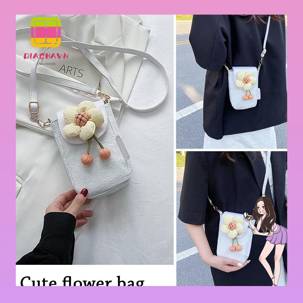 Túi Đeo Vai Bằng Nylon Thiết Kế Nhỏ Gọn Dễ Thương Dành Cho Nữ