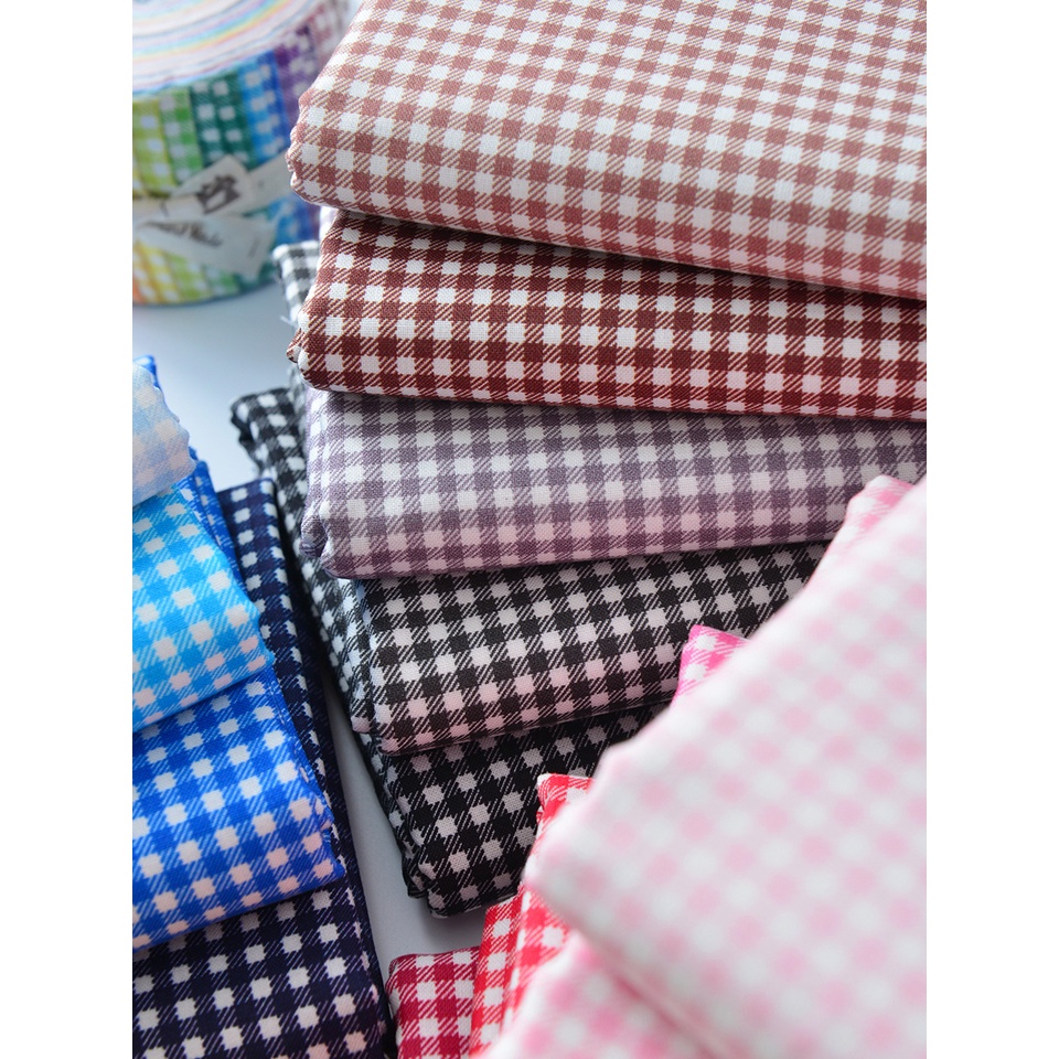 Vải Cotton Dày 4mm Họa Tiết Kẻ Sọc Dùng May Vá