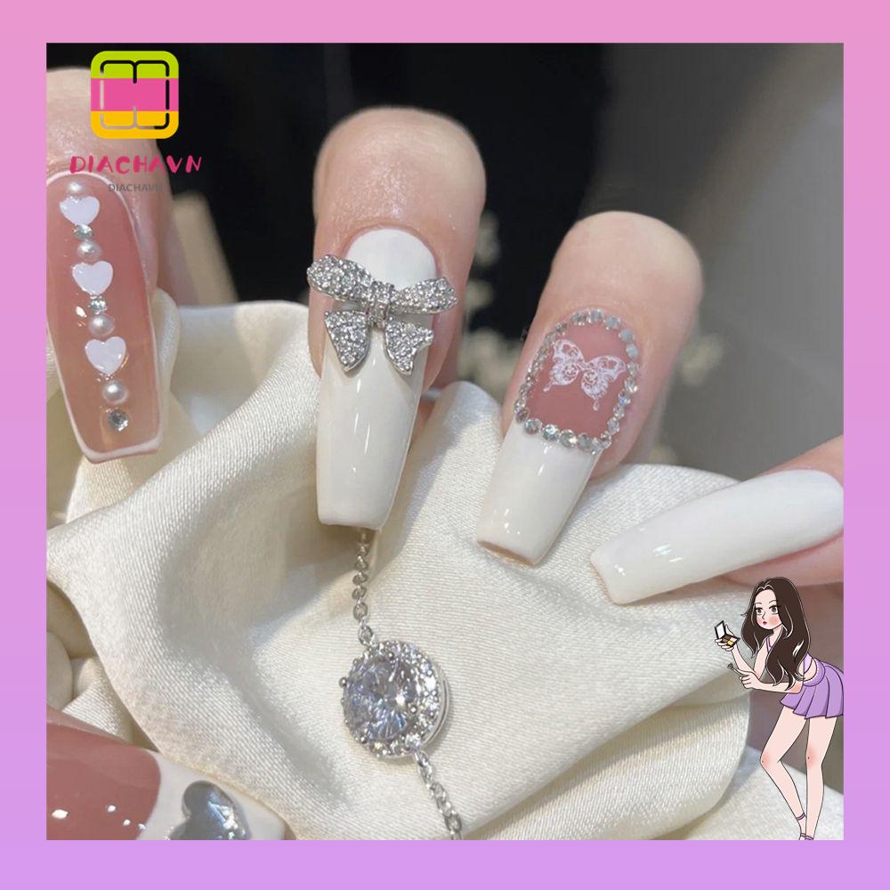 Hộp 24 Móng Tay Giả Múa Ba Lê Che Phủ Toàn Diện