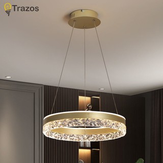 Đèn chùm Trazos kiểu tròn dùng để trang trí phòng khách