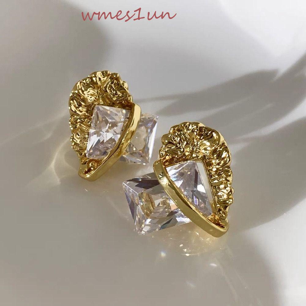 Bông Tai Hợp Kim Hình Trái Tim Sang Trọng Y2K WMES15H