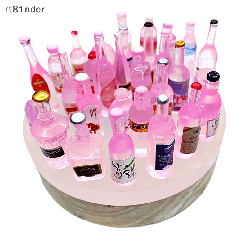 Rt Bộ 10 Chai Trong Suốt Nhỏ Dùng Đựng Kem / Đồ Uống Ba Chiều DIY