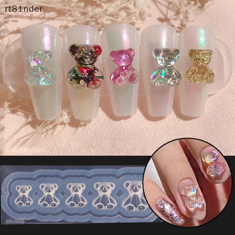 Khuôn Silicone Tạo Hình Trang Trí Móng Tay 3D