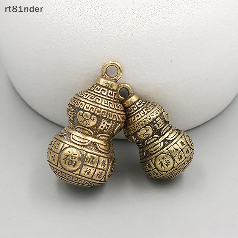 Rt Đồ trang trí Chuông Bầu Cổ Bằng Đồng Thau Trơn Thu Nhỏ Để Bàn Trang Trí Nội Thất