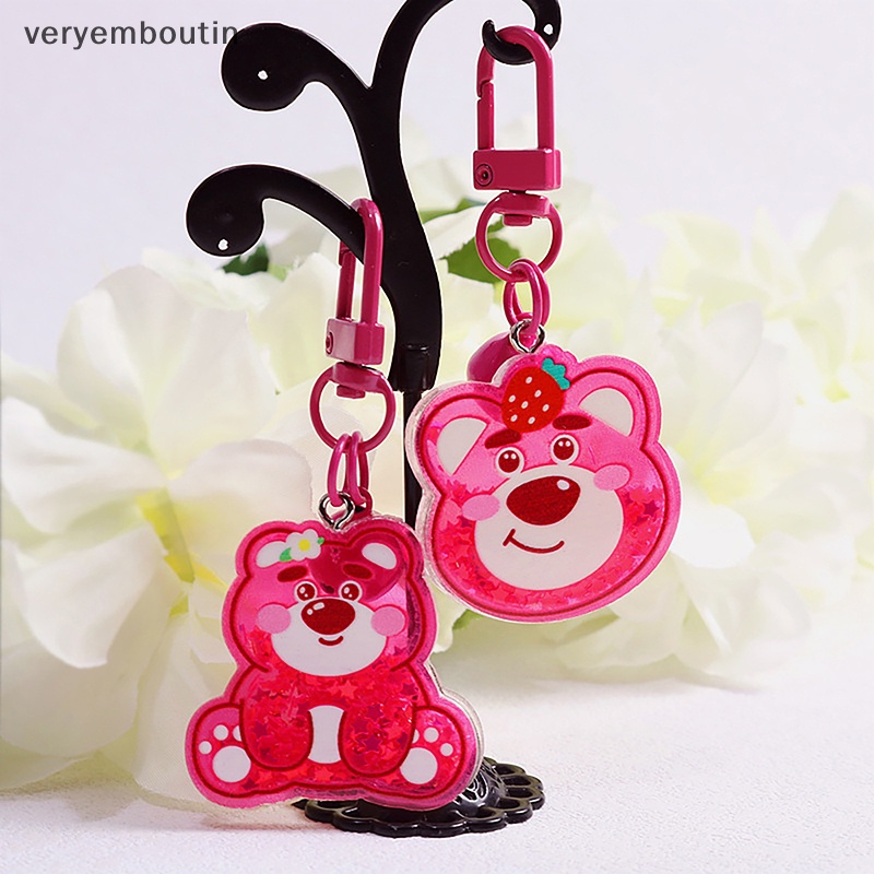 Móc Khóa Hình Gấu Dâu Hoạt Hình Dễ Thương