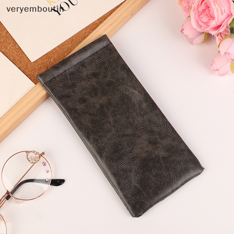 1 Hộp Đựng Kính Chất Liệu Da PU Màu Sắc Ngẫu Nhiên