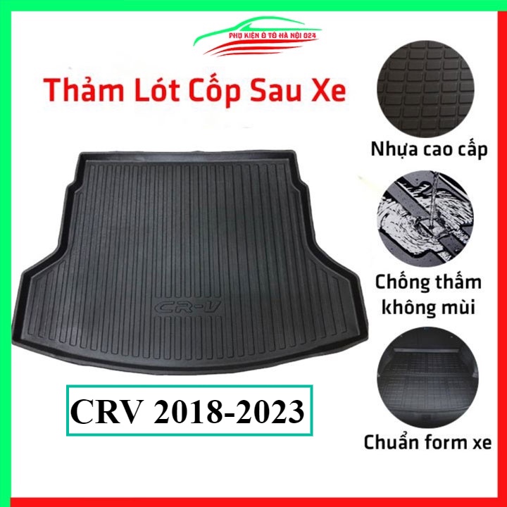 Thảm nhựa lót cốp CRV 2018-2023 nhựa dẻo dày dặn đàn hồi tốt