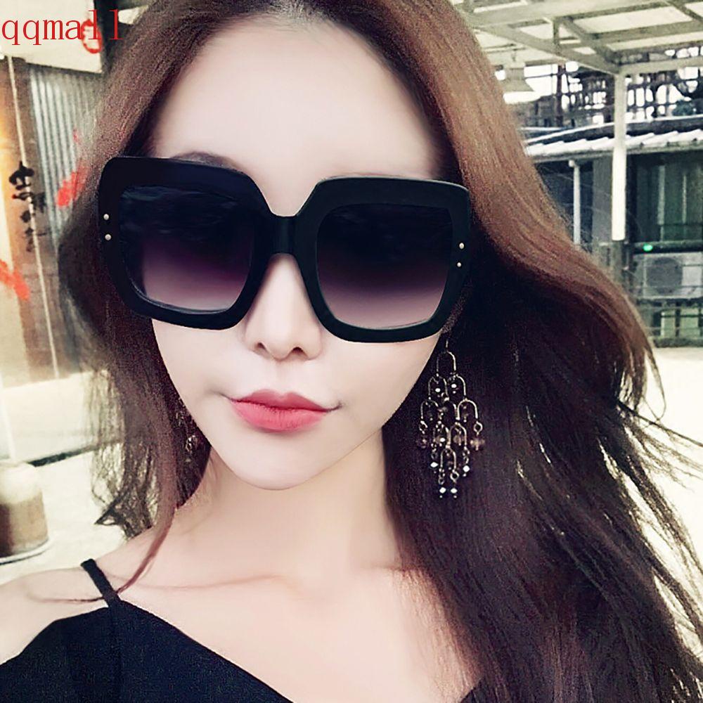 Kính Mát Gọng Vuông Chống Bức Xạ Thời Trang Hàn Quốc Cho Nam Nữ