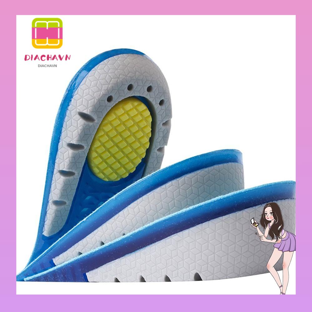 Đệm Lót Giày Tăng Chiều Cao Bằng Silicone Thoáng Khí