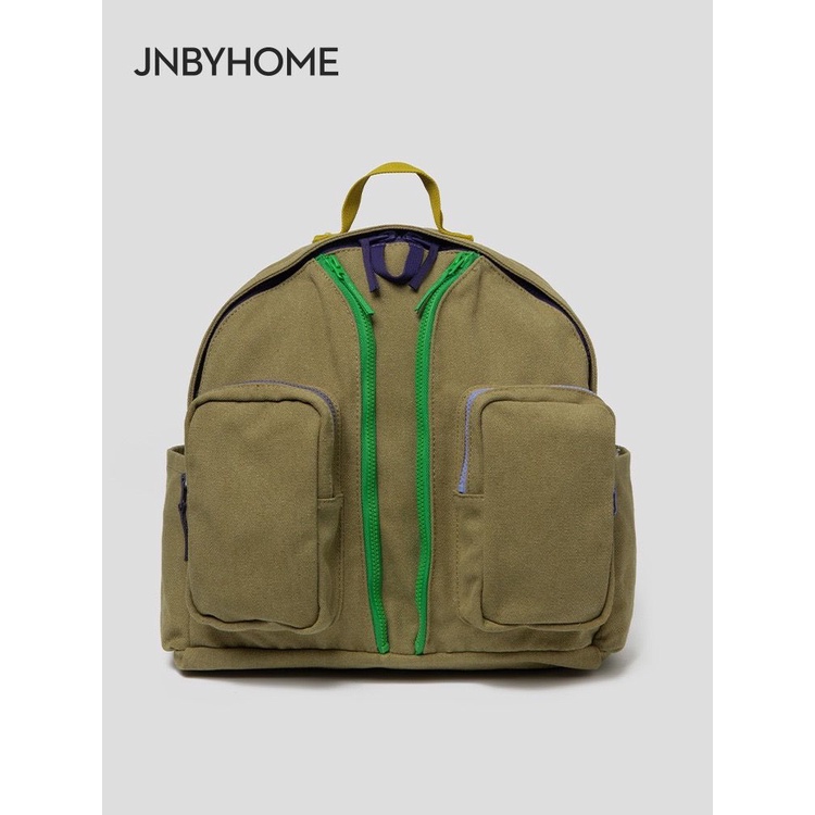 Jnbyhome Jiangnan Ba Lô Đi Học Màu Tương Phản Thời Trang Cao Cấp Giản Dị Hình Nấm
