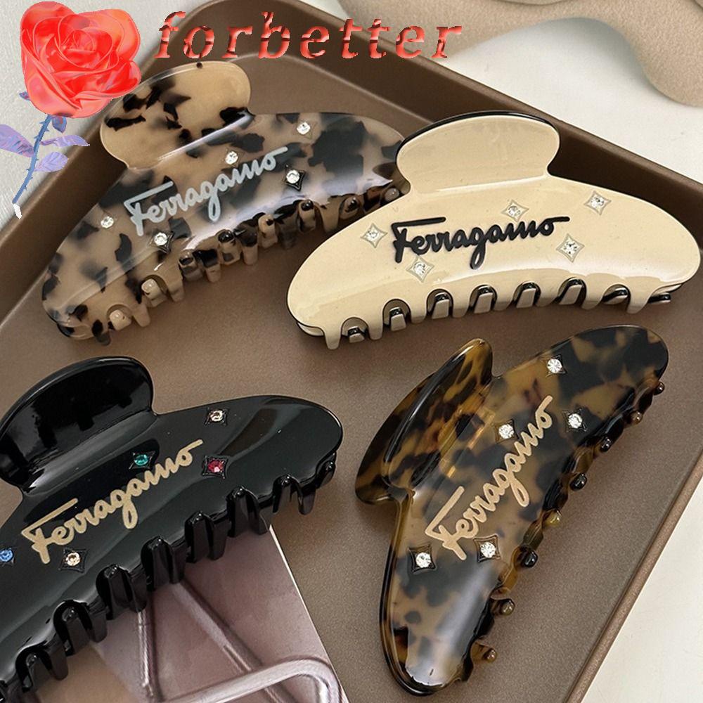 Kẹp Tóc Hình Cá Mập Họa Tiết Da Báo Dễ Thương Cho Nữ