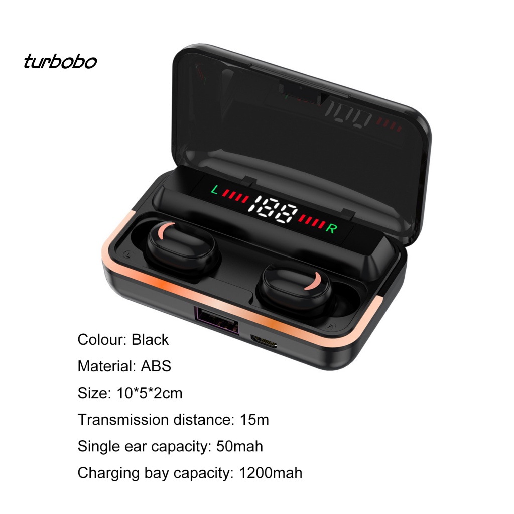 Tai Nghe Thể Thao Không Dây turbobo E10 Kết Nối Bluetooth 5.1 Âm Thanh HiFi Giảm Tiếng Ồn Chất Lượng Cao