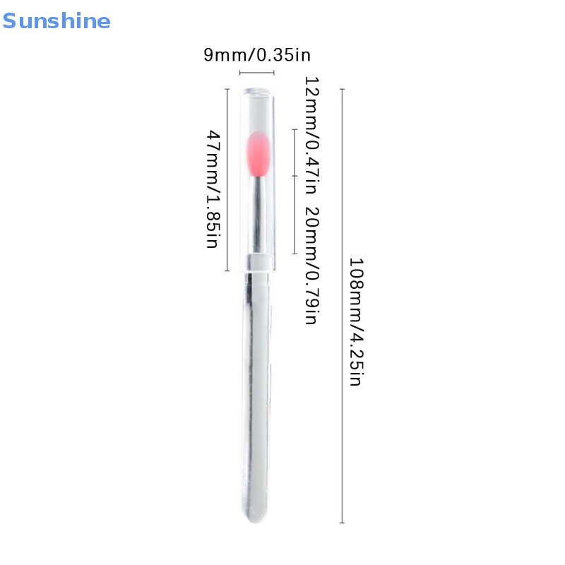 1 Cọ Đắp Mặt Nạ Môi Bằng Silicon Có Giác Hút Chống Bụi