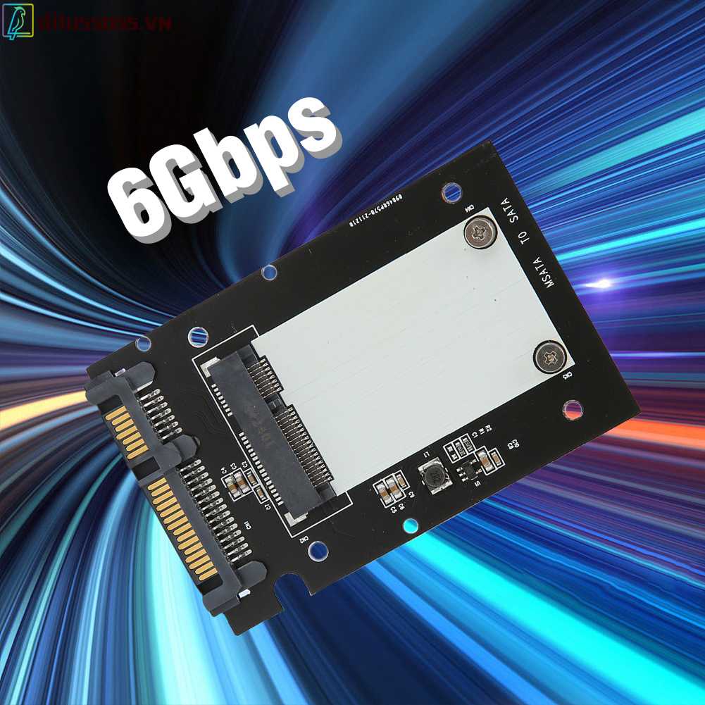 Card Chuyển Đổi MSATA Sang SATA3.0 SSD Cho Ổ CứNg SSD 30x50mm MSATASSD