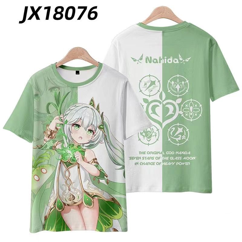 Áo Thun Tay Ngắn In Hình Anime Thời Trang Mùa Hè Cho Nam Và Nữ