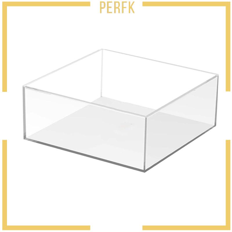 Giá Đỡ Trưng Bày Bánh Kem Hình Vuông Chất Liệu Acrylic