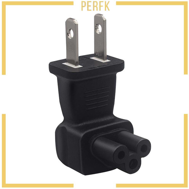 Đầu Chuyển Đổi Phích Cắm US Sang IEC320 C5 Chuyên Dụng Cho Máy Tính Notebook
