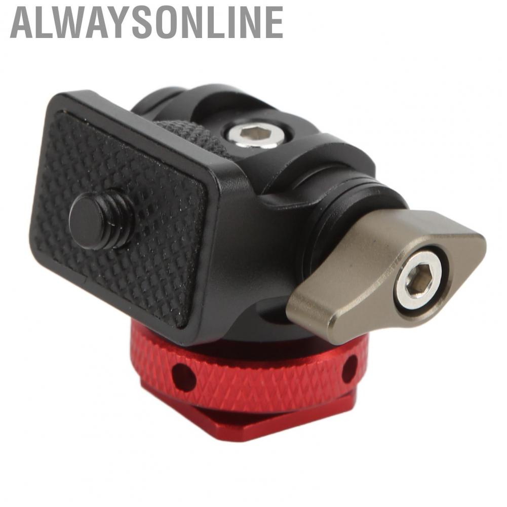 Alwaysonline Tripod Ball Head Cold Shoe Adapter For Mounting  Fill Light