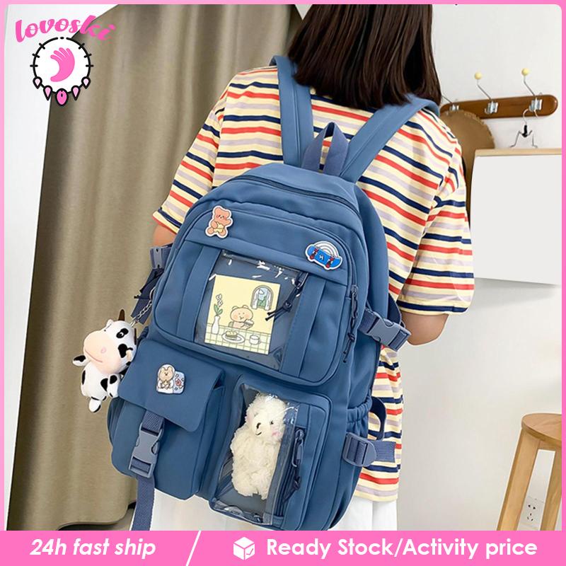 Balo Đựng Laptop Có Dây Đeo Vai Thời Trang Cho Nữ