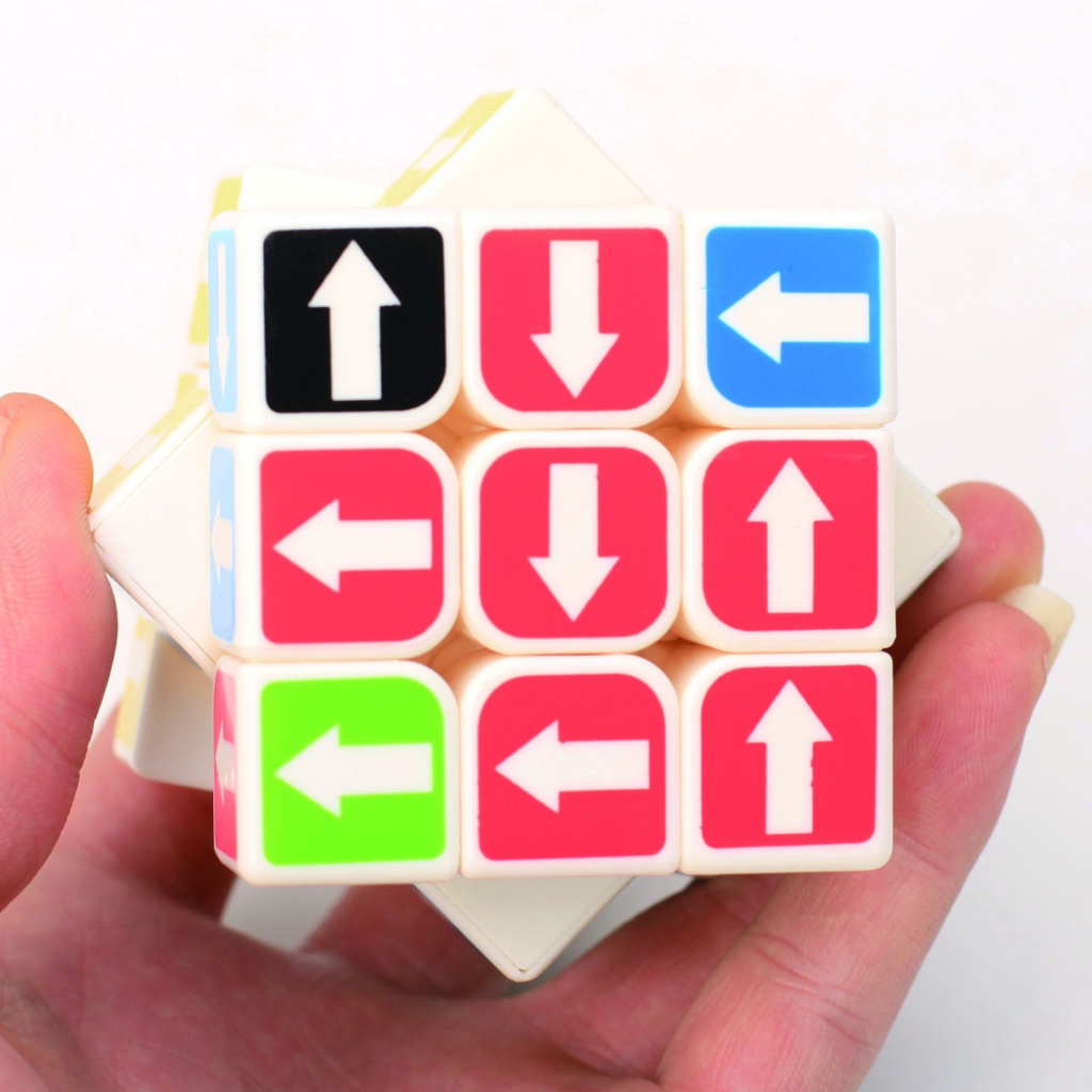 Hàng Mới Về Đồ Chơi Khối Rubik 3x3 3x3 Hình Mũi Tên Giáo Dục Năng Lượng Cao Cho Trẻ Em Hàng Mới Về