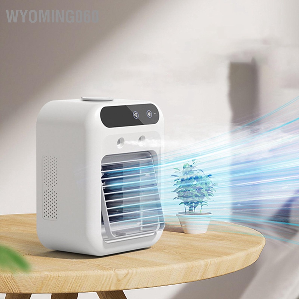 Wyoming060 Để Bàn Nước Làm Mát Mini 2 Tốc Độ Tạo Ẩm Không Khí Cho Gia Đình Phòng Ngủ Văn