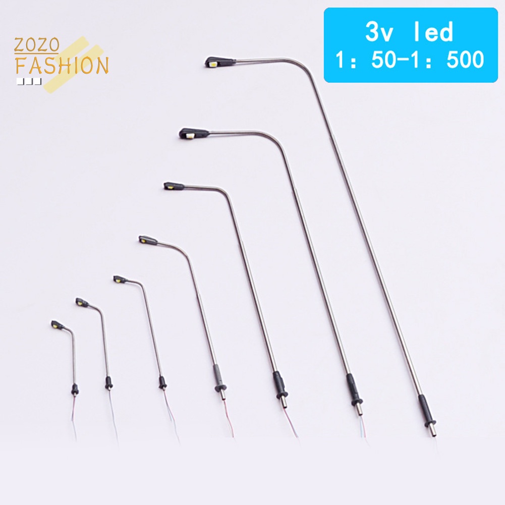 Bộ 10 Mô Hình Đèn Đường LED Dùng Trang Trí Tiểu Cảnh