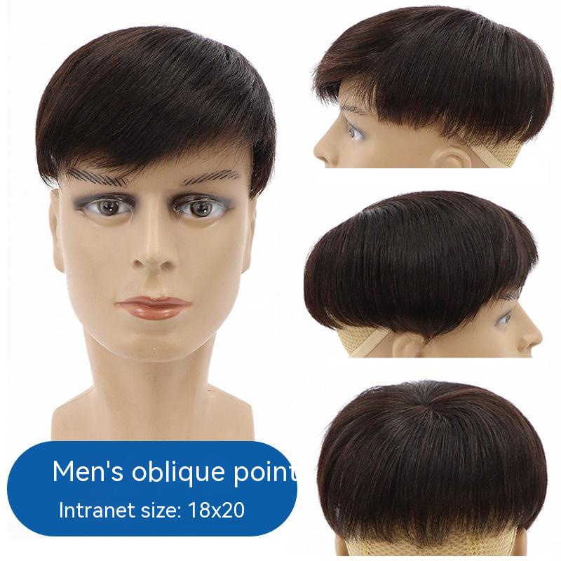 Khối Thay Thế Cho Đầu Nam Giới Bằng Vải Dệt Tay Ngắn