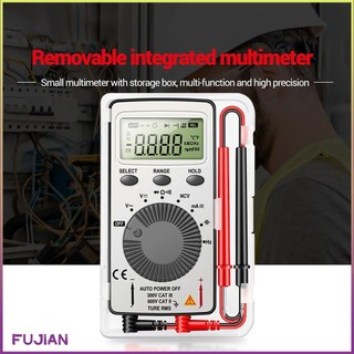 Mini Digital Multimeter Aneng An101 Tester Dc/Ac Voltage Current Lcd Meter Professional Testers With Test Lead [B/13]