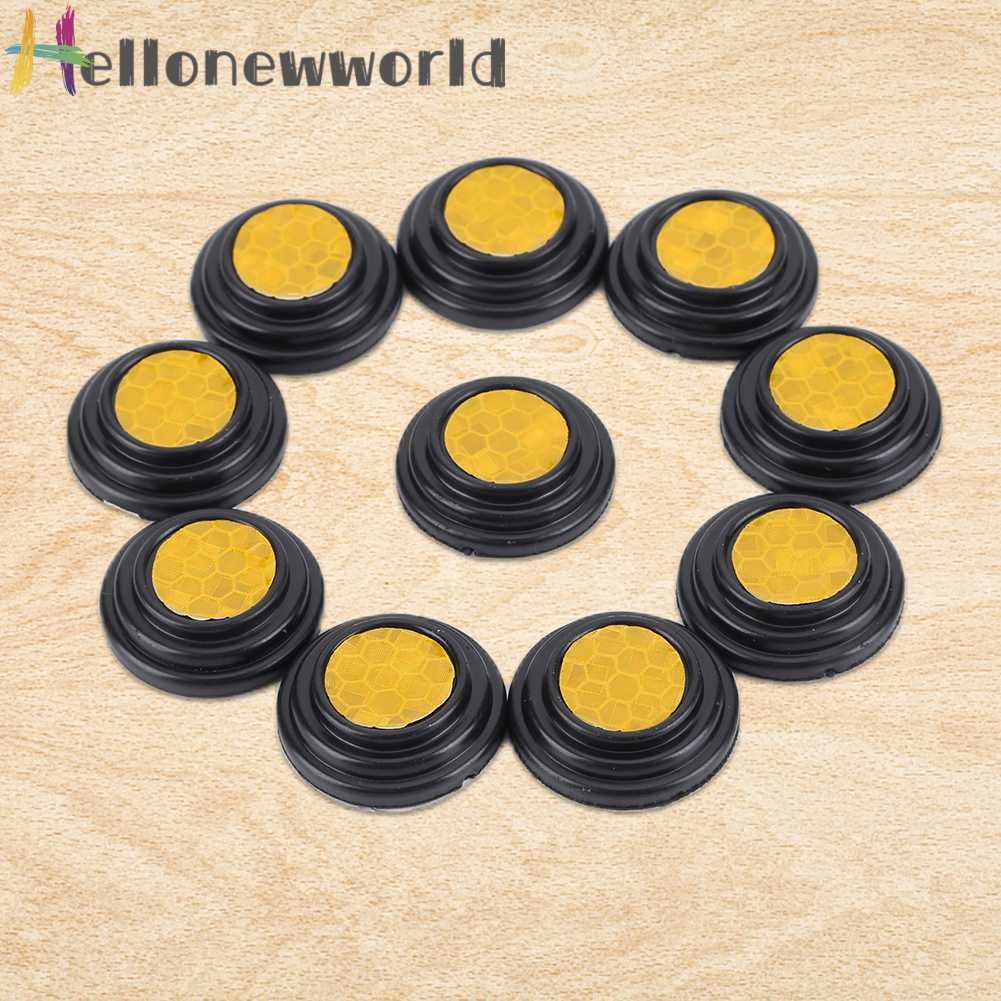 Bộ 10 Miếng Dán Phản Quang Chống Va Chạm Cho Cửa Xe Hơi